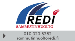 Sammutinhuolto Redi Oy logo